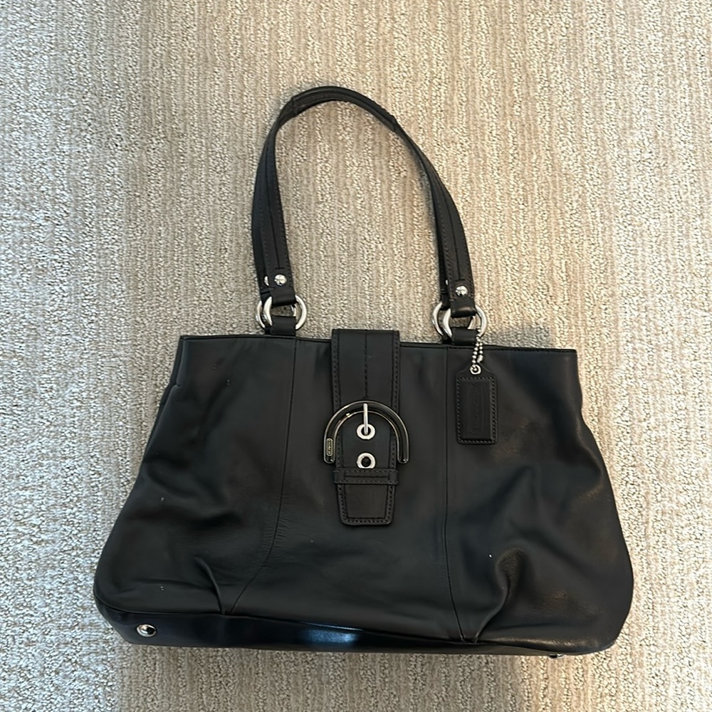 Coach black purse